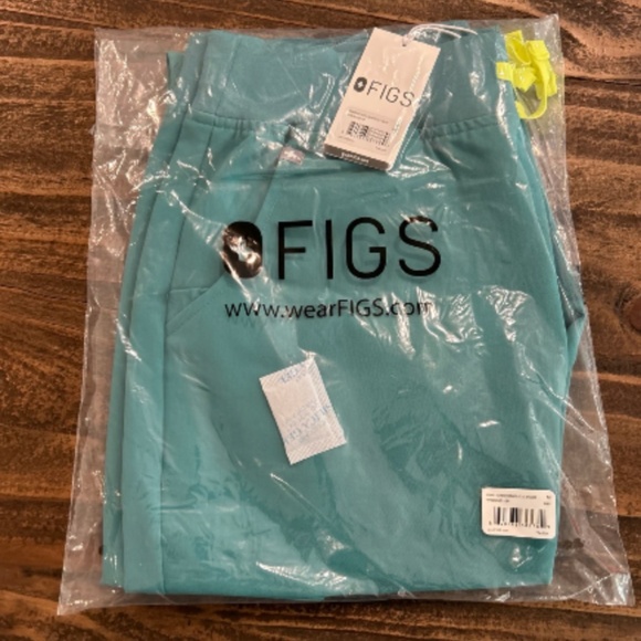 Figs Pants - Figs Scrub Pants, Cactus, HW M/Petite